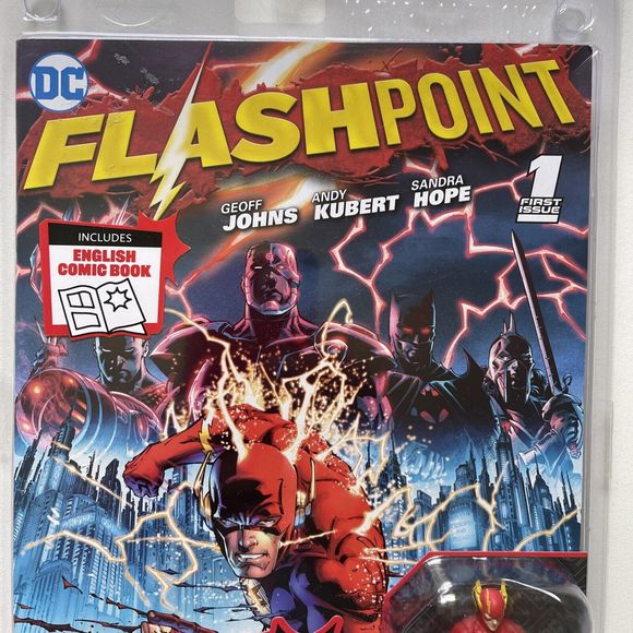 The Flash DC Direct - McFarlane Toys - 3IN Figure with Comic WV1 - (Flashpoint) - Picture 5 of 5